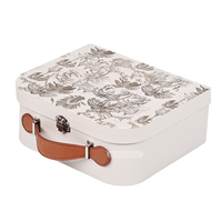 Boîte cadeau de luxe pour jouets d'enfants fabriquée à Dongguan, recyclable, en forme de mini-valise avec poignée personnalisée