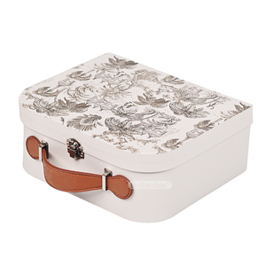 Boîte cadeau de luxe pour jouets <span class=keywords><strong>d</strong></span>'enfants fabriquée à Dongguan, recyclable, en forme de mini-valise avec poignée personnalisée - Product Image 3
