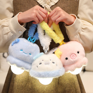 Peluche lumineuse LED Chat Chien Éléphant Canard Lapin Singe Ours, petite lampe, animal en peluche, poupée, oreiller de sommeil dessin animé - Product Image 2