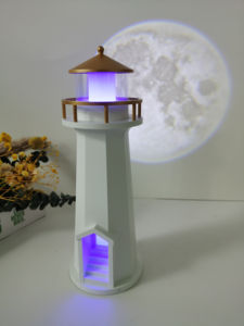 Proyector de Luna Inteligente con Control por Aplicación, Altavoz Bluetooth, Cargador Inalámbrico de 5W, Luz Nocturna RGB con Ritmo Musical - Product Image 5