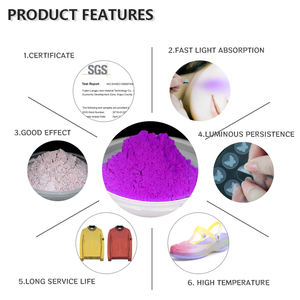 Boya için deri çevre dostu kızdırma tozu kaplama mürekkebi için uzun ömürlü yüksek parlaklık aydınlık pigmentler - Product Image 5