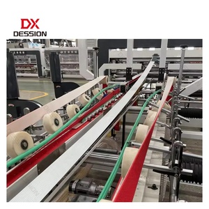 Tự động điều khiển PLC tốc độ cao thư mục gluer máy cho các tông sóng hộp carton làm đường thẳng Hộp hình thành - Product Image 3