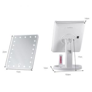 Tốt nhất bán thời trang gương trang điểm chiếu sáng Led Gương 22 đèn led phổ biến thời trang <span class=keywords><strong>make</strong></span> <span class=keywords><strong>up</strong></span> gương cho mỹ phẩm - Product Image 5