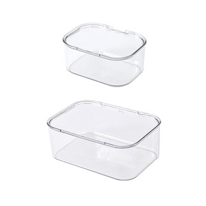 Transparent Acrylic <b>Storage</b> <b>Box</b> With Lid Desktop Organizer For Cosmetics Stationery Snacks Miscellaneous Items <b>Small</b> Size Large - Product Image 5
