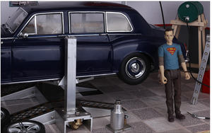 Modèle de réparation de scène 1:18, kit de réparation manuel personnalisé en alliage, modèle de réparation d'usine Dreamworks, parking personnalisé - Product Image 3