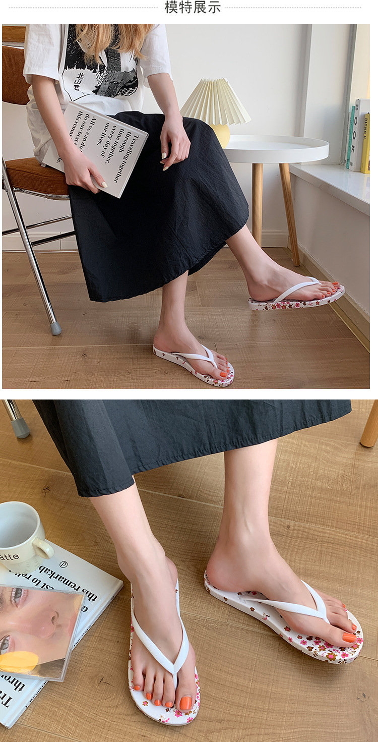Custom Logo Girls Beach Flip Flop Non-slip Women Slippers Summer Flip Flops