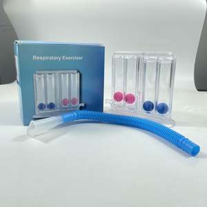 Hochwertiger Vier-Ball 800ml Atemtrainer Atemübungsgerät <span class=keywords><strong>Spirometer</strong></span> für Atemtraining - Product Image 2