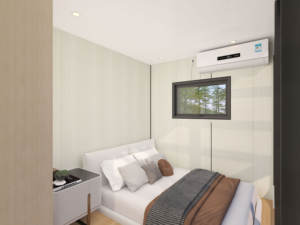 Design innovativo Micro appartamento 26.1 metri quadrati che incorpora cucina pieghevole per strutture educative moderne piccole - Product Image 2