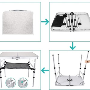Produktion und Export von tragbaren, faltbaren Mini-Campingtischen (60*40*60) mit Aufbewahrungsnetz - Product Image 3