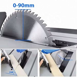 Sierra de Mesa de Alta Calidad, Libre de Polvo, para Trabajos de Precisión en Madera, Sierra Eléctrica Mini para Cortar Tablas - Product Image 3