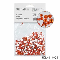 Strass en cristal à dos plat pour nail art, décorations DIY à coller à la main, cristaux à haute brillance pour manucure