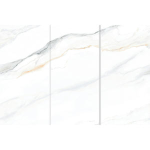 Dalle émaillée polie en porcelaine blanche Calacatta Gold Vein Stone Grand format 120x240 <span class=keywords><strong>Plaque</strong></span> de roche murale Carrelage de sol en <span class=keywords><strong>marbre</strong></span> - Product Image 1