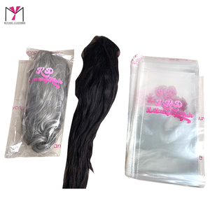 RD Luxury Hair Custom Clear Opp Bag For Wig Heat Seal <b>Packaging</b> <b>Printed</b> Logo Fashion Accessories Disposable - Product Image 2