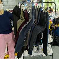 Pantalons de jogging d'occasion pour hommes de haute qualité en gros, pantalons décontractés, vêtements d'hiver, balles de marques chinoises