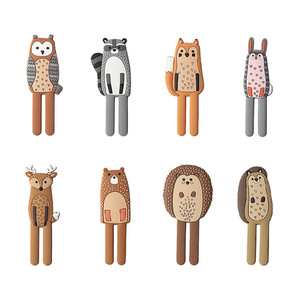 Gancio adesivo magnetico per frigorifero con animale adesivo decorativo giapponese senza chiodi per la casa - Product Image 2