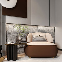 Fauteuil d'hôtel personnalisé par l'usine canapé de luxe chaise de canapé simple de salon chaise de loisirs moderne en tissu de velours