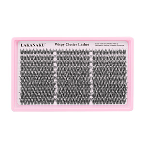 Faux cils autocollants en queue de poisson de 10-16 mm de large, naturels et denses, style européen et américain, pour maquillage quotidien ou de fête - Product Image 5