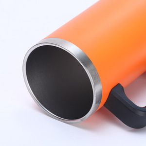 Nueva Taza de Regalo Aislada al Vacío de Acero Inoxidable 304, 24oz, Estilo Brasileño con Asa, Diseño Moderno para Uso Doméstico - Product Image 2