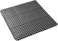 Tapis de sol marin en caoutchouc robuste anti-fatigue, anti-huile et emboîtable pour pont de bateau