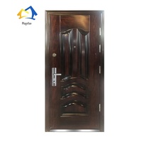Porte de salle de bain en acier au Bangladesh, design de porte grillagée, porte en métal pour la maison