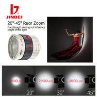 Jinbei ZF-6Frenel Concentrateur optique Snoot pour éclairage photographique avec monture Bowens pour éclairage LED de studio et flash