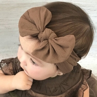 Weiches, bequemes Stoff-Stirnband mit Schleife für Babys und Kinder, niedliches Prinzessinnen-Accessoire für Schulanfang und Weihnachten