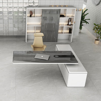 Bureau exécutif à double moteur de levage Bureau d'ordinateur électrique sur pied Bureau à hauteur réglable pour PC