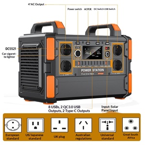 Batterie externe portable LiFePO4 1 kWh 1200W Modèle T11 pour camping, voyages en autonomie, source d'énergie mobile, énergie embarquée - Product Image 3