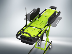 CE ISO13485 chứng nhận điện cáng gấp di động xe cứu thương cáng cho khẩn cấp cứu hộ y tế thiết bị sơ cứu - Product Image 3