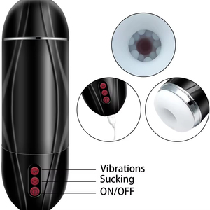 Masturbador Masculino Automático de Silicona, 5 Modos de Succión y 10 de Vibración, Masturbador Eléctrico de Succión Intensa para Hombres - Product Image 3