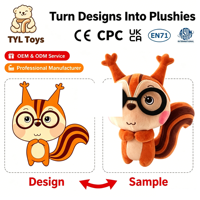 Nouvelle figurine en peluche ronde de panda de dessin animé, service de conception personnalisée, jouet en peluche de panda doux, fabricant en gros
