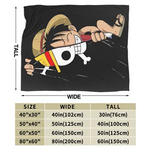 Plaids rétro en peluche à thème anime et <span class=keywords><strong>manga</strong></span>, couverture chaude et originale pour chaise, canapé, printemps, automne, dérivés d'anime - Product Image 6