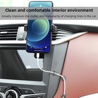 50pcs auto-adhésif lumière cordon support fil enrouleur câble organisateur avec support et crochet pour bureau voiture maison câble gestion