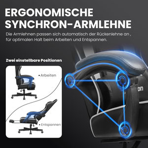 Silla Gamer Ergonómica Ajustable 2025 OEM ODM, la Mejor Silla para Juegos, Oficina, Computadora, con Reposabrazos y Reposapiés - Ingreme - Product Image 2