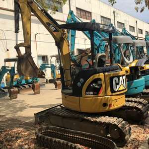 Excavatrice sur chenilles hydraulique d'occasion importée Caterpillar 303C Mini 3 tonnes D'occasion 304c 305.5 306D 307e Haute qualité - Product Image 4