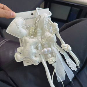 Colgante de cuerda tejida con estrella colgante de la serie color plata al por mayor, pequeño dije deslizante para bolso, regalo personalizado, colgante encantador - Product Image 5