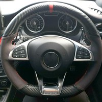 Volant personnalisé pour Mercedes Benz W205/C43 GLA45 GLC43 AMG/classe CLA C117/X156/C218/W213/X253 C253/W166/W222/SLC R172/R231