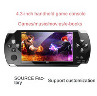 Console de jeu portable X6 8 Go, compatible SFC/FC/GB/MD, design portable HD, 10000 jeux rétro intégrés, résolution 4K, extension 32 Go