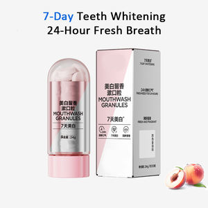 OEM Private Label Chewable probiotico <span class=keywords><strong>dentifricio</strong></span> compresse sbiancante collutorio compresse portatili collutorio granuli per alito fresco - Product Image 2