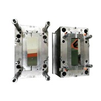 Boîte de rangement pour lingots en plastique transparent OEM, moulage par injection, étui de présentation personnalisé en PETG PC, moulage par injection