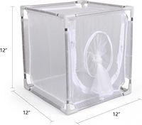 Cage d'élevage d'insectes pliable de luxe pour terrarium d'insectes en maille ultra-fine pour l'observation des chenilles