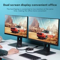Répartiteur VGA UGREEN de bonne qualité 1 entrée 2 sorties, prend en charge 1920*1440P 60Hz pour PC, TV, moniteur