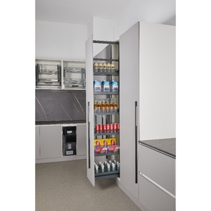 Ofertas Destacadas: Estante Organizador de <span class=keywords><strong>Despensa</strong></span> Moderno de 4/5/6 Niveles con Cestas Extraíbles de Cierre Suave y Deslizamiento de Hardware para Cocina - Product Image 1