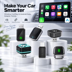 Écran tactile portable 7 pouces pour voiture, CarPlay sans fil, Android Auto, Mirror Link, support à ventouse - Product Image 5