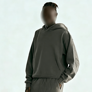 High-quality loose-fitting hoodies for men and women. Thick cotton pullover hoodies. Street style unisex hoodies. Customizable. - Product Image 4