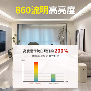 <b>Led</b> <b>Strip</b> Light 220V High Voltage Driverless <b>Cob</b> <b>Led</b> IP65 Waterproof Flexible White Light For Home Living Room Ceiling - Product Image 1