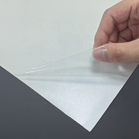 Autocollant d'étiquettes Impression laser A4 Fournisseurs d'étiquettes Papier PP transparent Autocollant adhésif étanche Autocollant