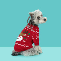 Fabricant de pulls brodés en polyester pour animaux de compagnie, vêtements tricotés pour chats et chiens pour Halloween et Noël avec service de conception OEM