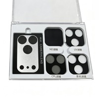 Kit de filtres magnétiques 5-en-1 personnalisé pour objectif mobile ND32 CPL UV Black Mist pour Apple iPhone 17 Pro Max 15 Pro