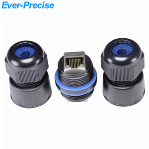 RJ45 vượt qua thông qua kết nối <span class=keywords><strong>Ethernet</strong></span> Cat6 ngoài trời che chắn không thấm nước Coupler RJ45 kết nối không thấm nước - Product Image 3